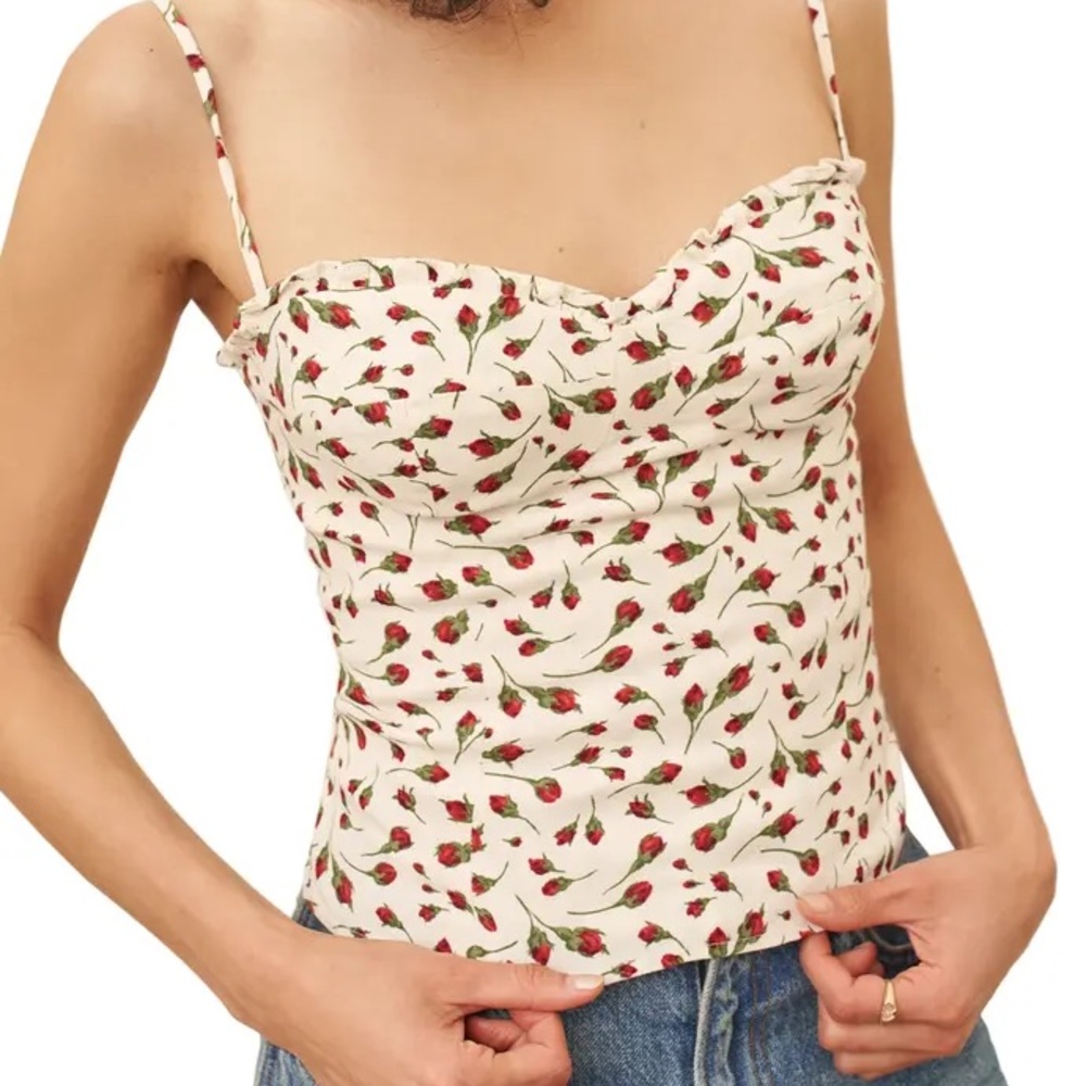 Reformation Finch top size 0